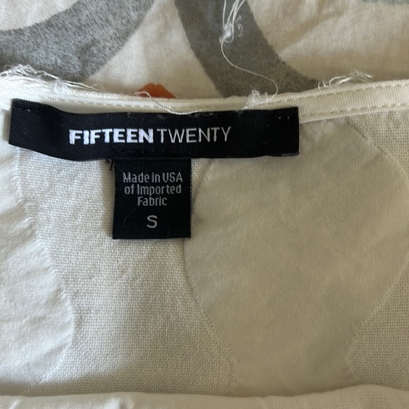 Fifteen Twenty All over Fringe top with Bell Sleeve White Small - Picture 7 of 13
